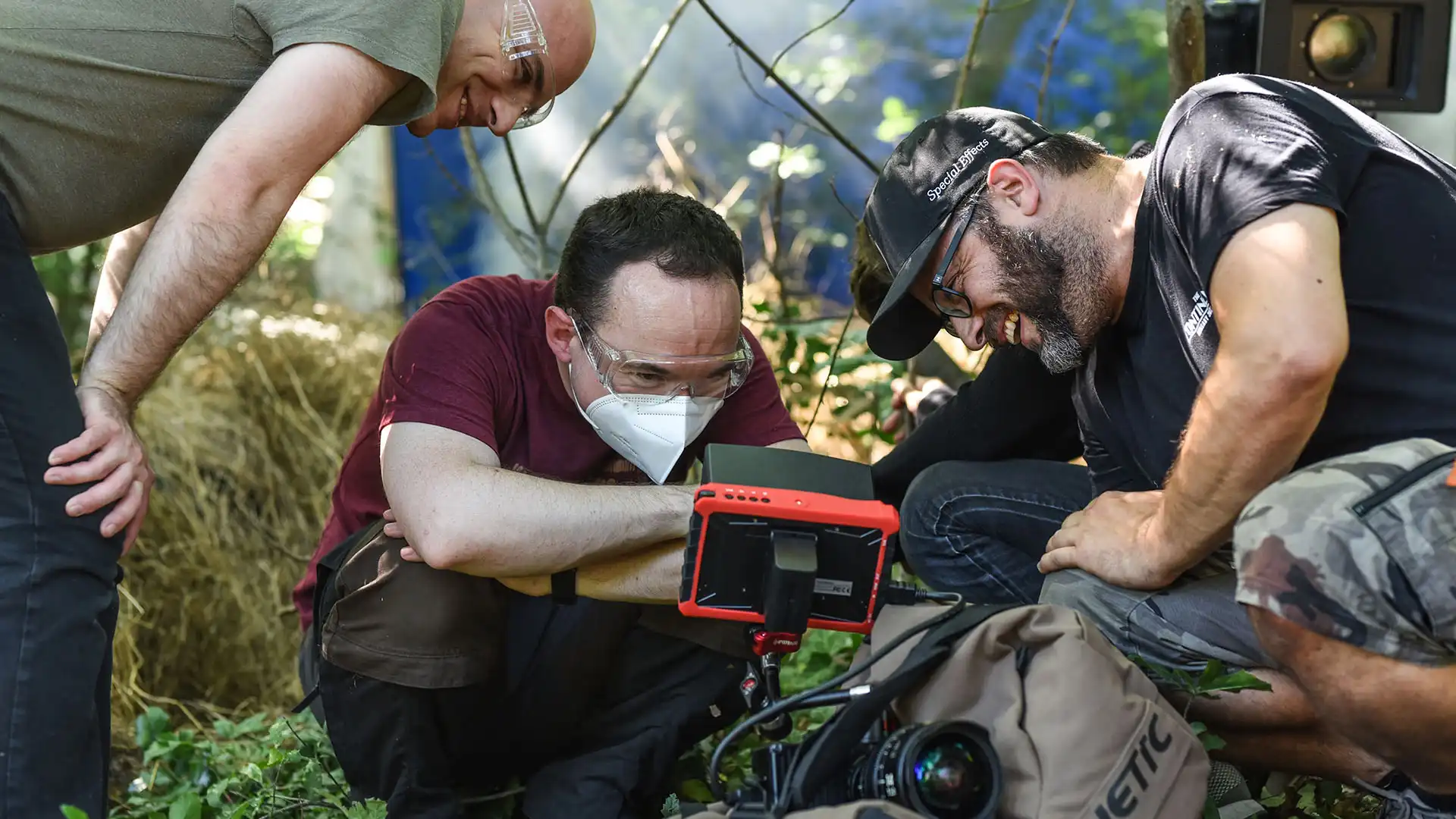 Behind the scenes